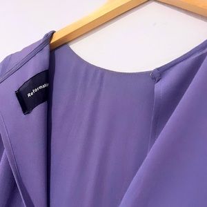 Lilac Purple Reformation Dress